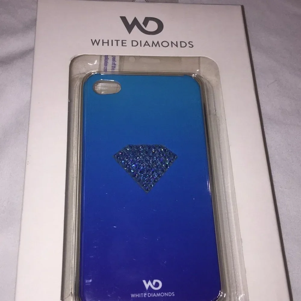 White Diamonds Crystal Case for‎ Apple iPhone 4/4S